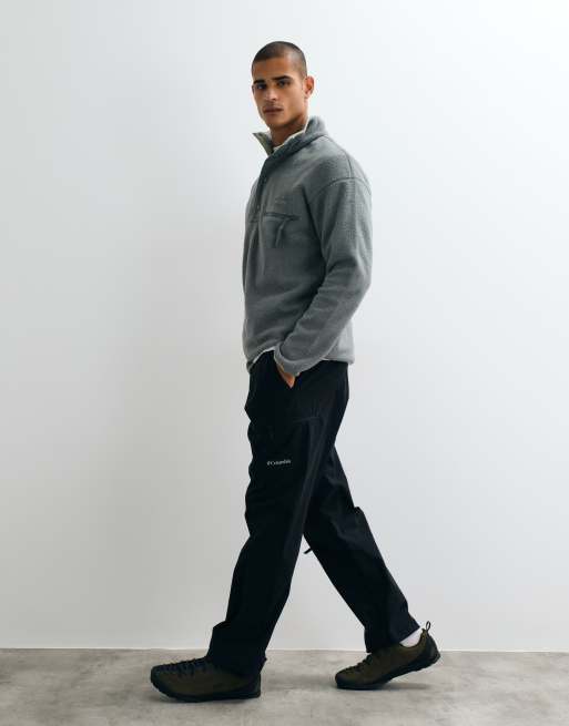 Columbia Helvetia II fleece met halve drukknoopsluiting in sage, 2 van 5