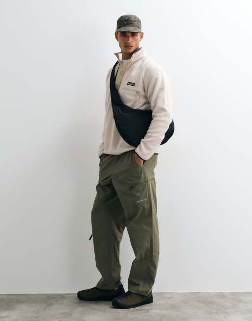 Columbia Helvetia II half snap fleece in beige, 4 of 5