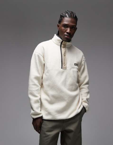 Columbia Helvetia II half snap fleece in chalk - view 1