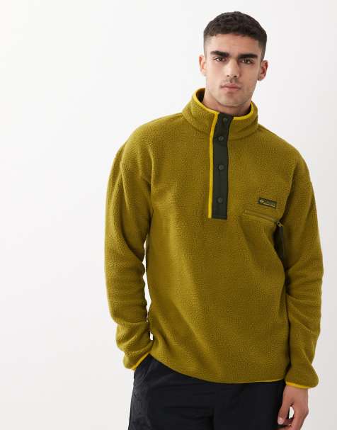 Columbia Helvetia II half snap fleece in green - view 1