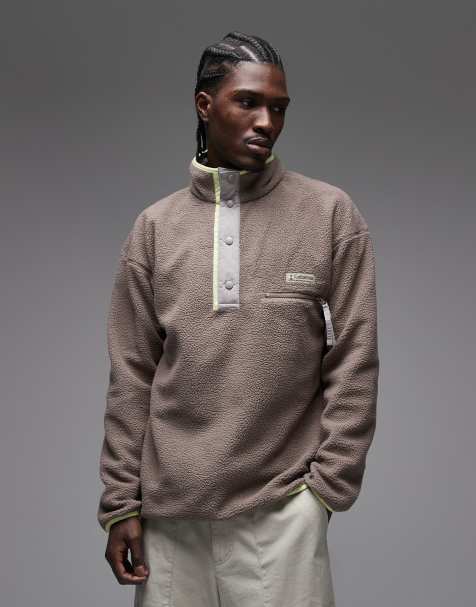 Columbia Helvetia II half snap fleece in iron - view 1