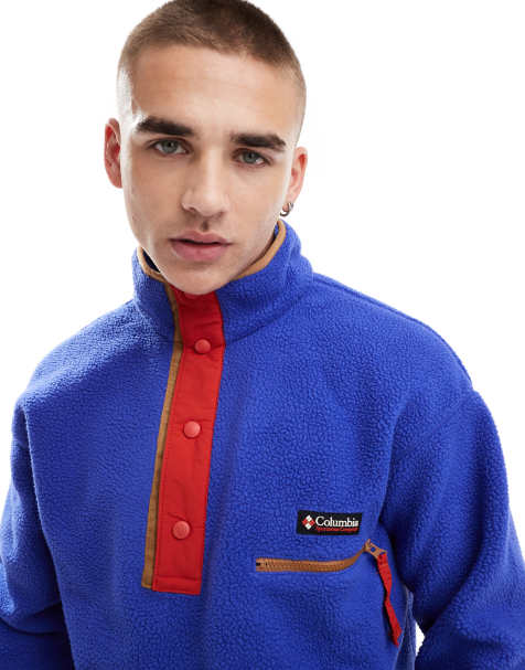 Columbia Helvetia II half snap fleece in purple - view 1