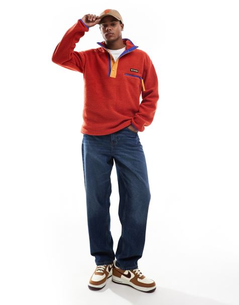 Columbia Helvetia II half snap fleece in red - view 1