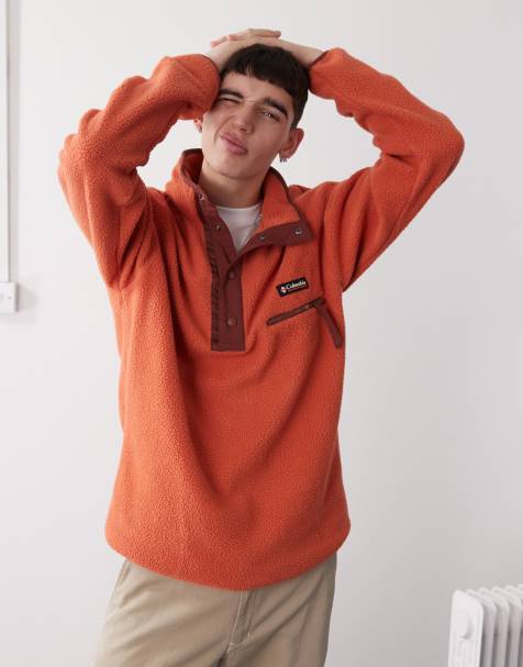 Columbia Helvetia II half snap fleece in red - view 1