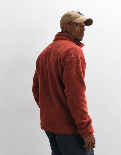 Columbia Helvetia II half snap fleece in red, 4 of 5