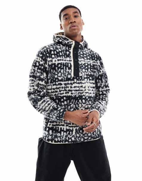 Columbia - Helvetia™ II - Hoodie met gestippelde, gestreepte print in zwart - view 1