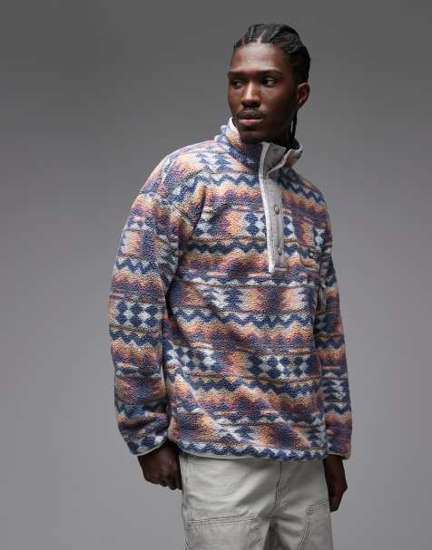 Columbia Helvetia II printed half snap fleece in multi - view 1