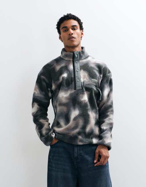 Columbia Helvetia II printed half snap fleece in multi, 2 of 5
