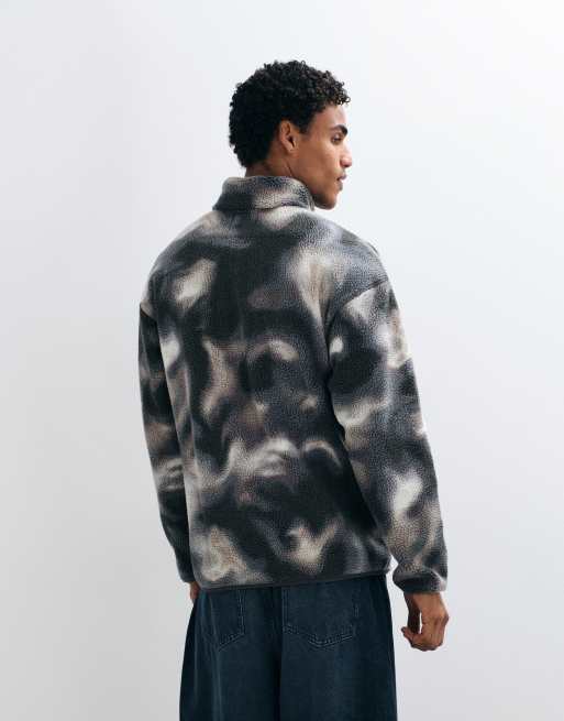 Columbia Helvetia II printed half snap fleece in multi, 4 of 5