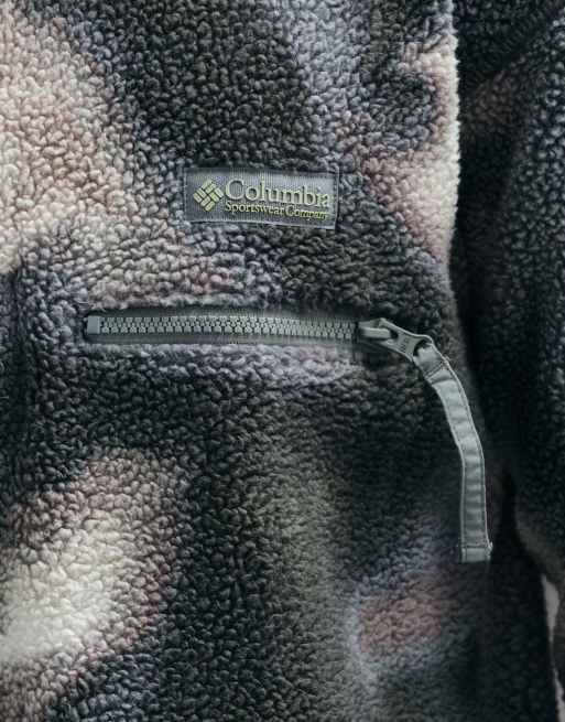 Columbia Helvetia II printed half snap fleece in multi, 5 of 5