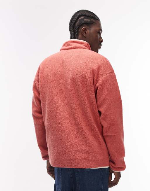 Columbia Helvetia II printed half snap fleece in red multi, 3 of 5