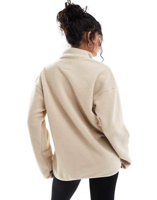 Columbia - Helvetia - Pile beige con abbottonatura corta, 4 di 4