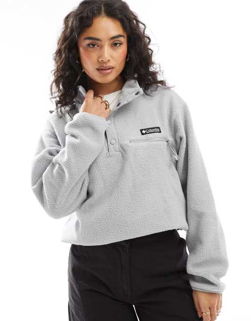 Columbia - Helvetia - Pile taglio corto grigio - In esclusiva per ASOS 