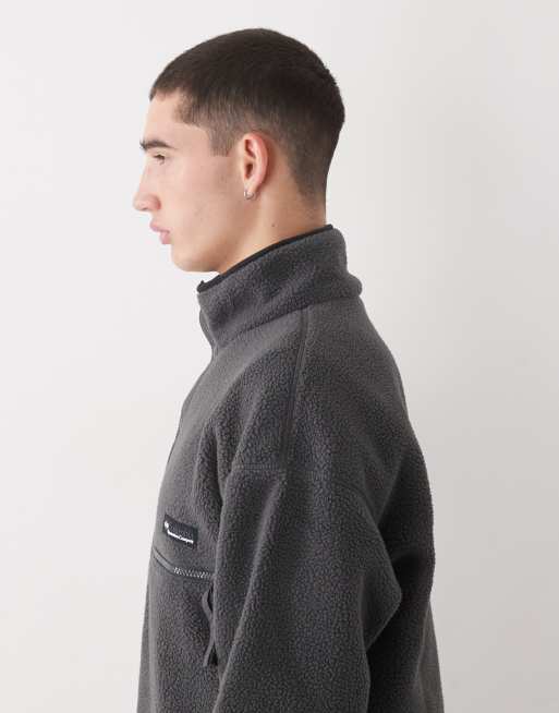 Columbia - Helvetia - Polaire avec demi-patte à boutons-pression - Anthracite, 4 de 5