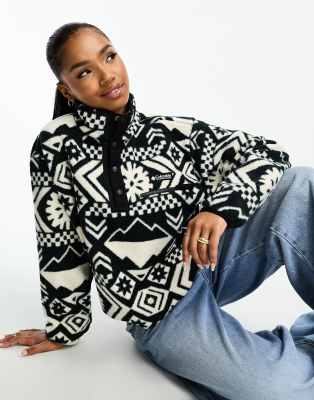 Polaire Columbia Benton Springs Courte Femme - Taille S Motif Aztèque Navajo Violet