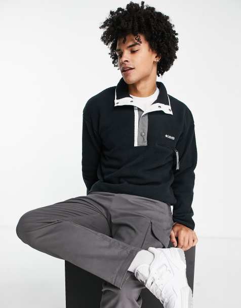 Columbia - Helvetia - Sort fleece med trykknapper - view 1