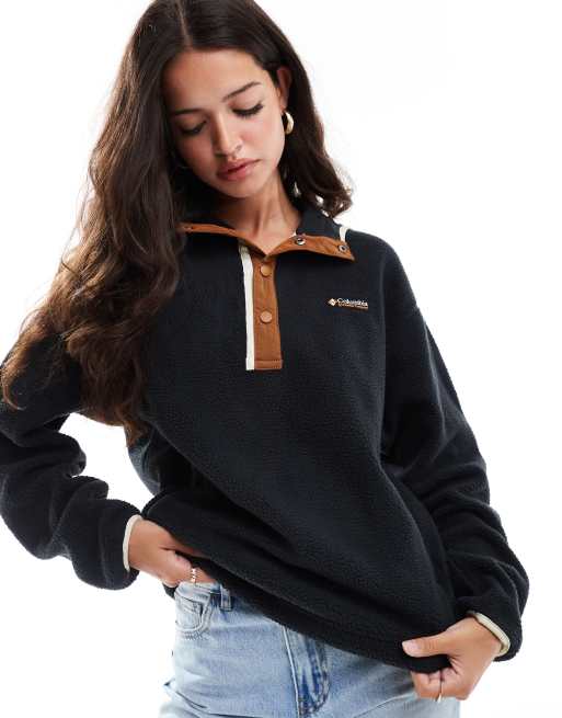 Columbia - Helvetia - Sweat à capuche en polaire - Noir