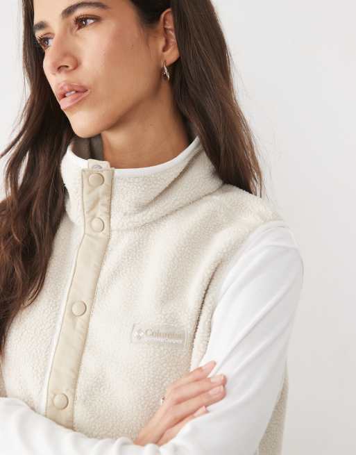 Columbia Helvetia vest in beige, 3 van 4