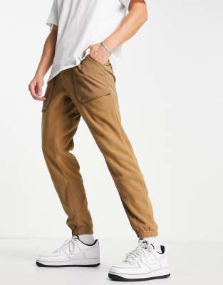 Columbia Heritage ridge fleece joggers in brown - ASOS Price Checker