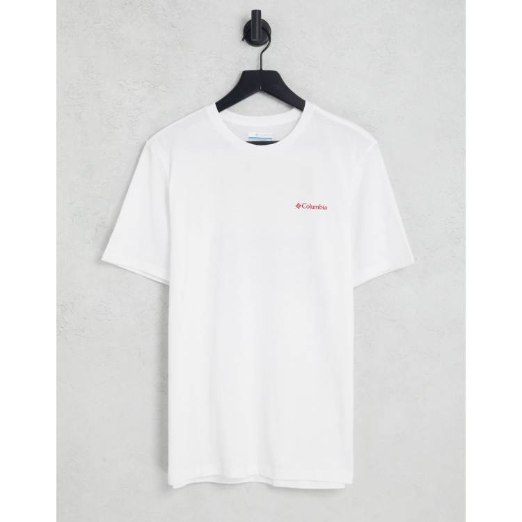 Camiseta Gráfica Columbia High Dune Para Hombre – Algodón, Ajuste Activo, Diseño Fresco Y Cómodo