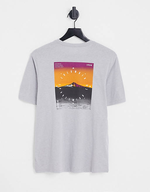 Columbia - High Dune II - T-shirt met print in grijs