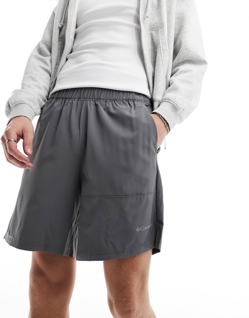Columbia Hike block shorts in grey