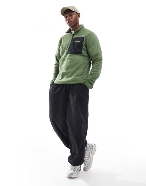 Columbia – Hike – Grön fleece med dragkedja vid halsen , 3 av 4