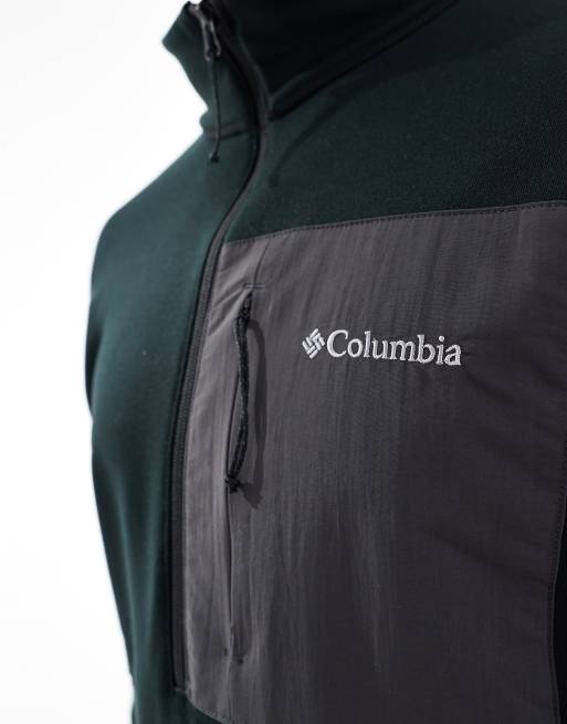 Columbia Hike half zip fleece in black , 4 of 4