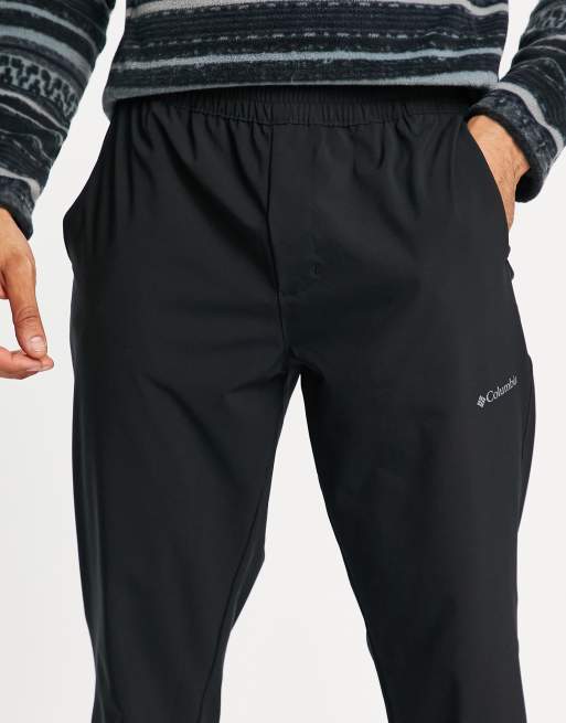 Black Columbia Hike Woven Joggers