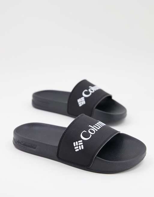 Columbia Hood River sliders in black | ASOS