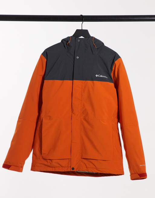 Columbia Horizon Explorer Isolierte Jacke in Orange Schwarz ASOS