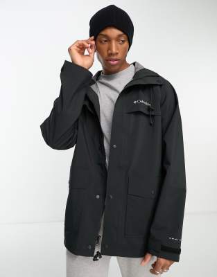 Columbia Ibex II Omni-Tech waterproof shell jacket in black | ASOS