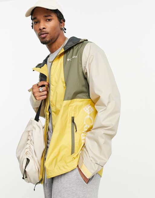 Columbia yellow clearance windbreaker