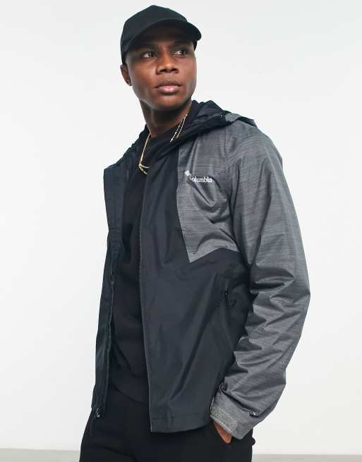 Columbia Inner Limits jacket in black and grey | ASOS