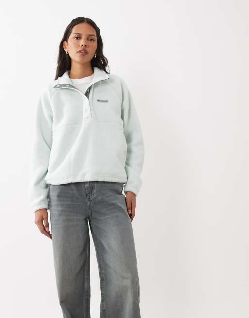 Columbia Jasper Ridge fleece med knäppning i blått, 3 av 4