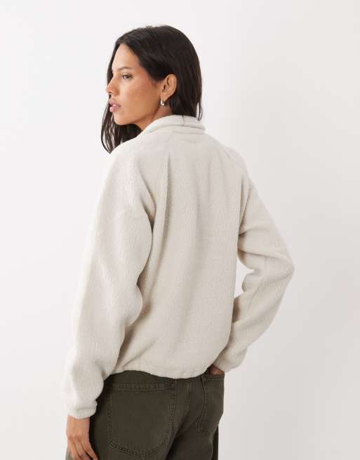 Columbia Jasper Ridge fleece met halve drukknoopsluiting in beige, 4 van 4
