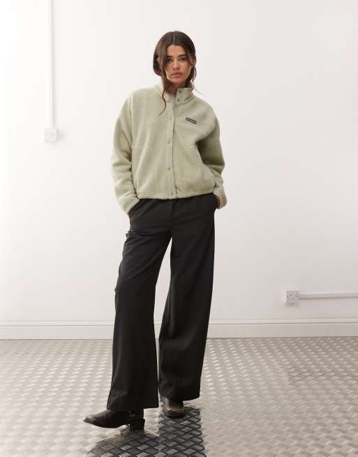 Columbia - Jasper Ridge - Polaire texturée à boutons-pression - Vert, 4 de 4