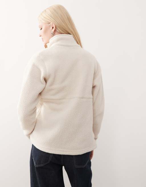 Columbia – Juniper Peak – Fleecejacke in Beige mit durchgehendem Reißverschluss, 2 von 4