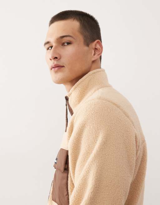 Columbia Juniper Peak full zip fleece in beige, 4 of 5