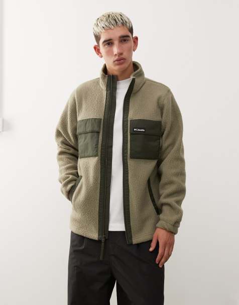 Columbia Juniper Peak full zip fleece in green - view 1
