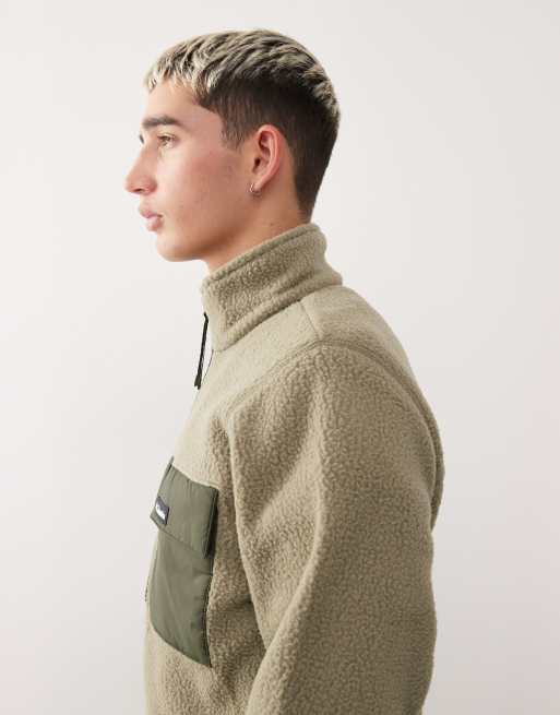 Columbia - Juniper Peak - Pile verde con zip, 4 di 5