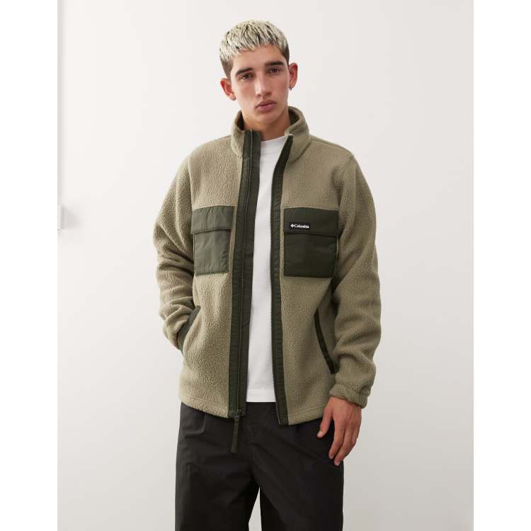 Veste Polaire Columbia Pour Jeunesse (garçons) Taille L 14/16 - Verte, Occasion Très Bon état