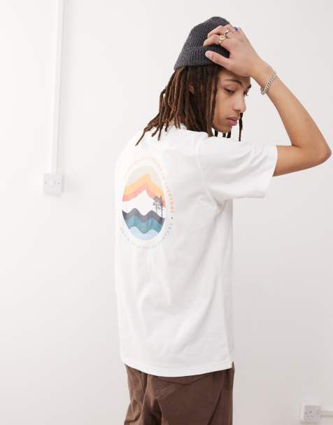 Columbia – Kettle River – T-Shirt in Weiß mit Outdoor-Grafikprint auf der Rückseite - view 1