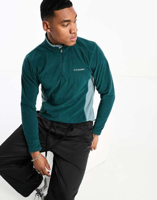 Columbia - Klamath II - Fleece met korte rits in blauw