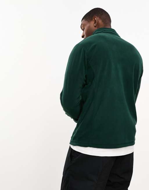Columbia - Klamath II - Fleece met korte rits in donkergroen, 2 van 4