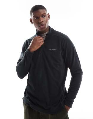 Klamath Range half zip fleece in black