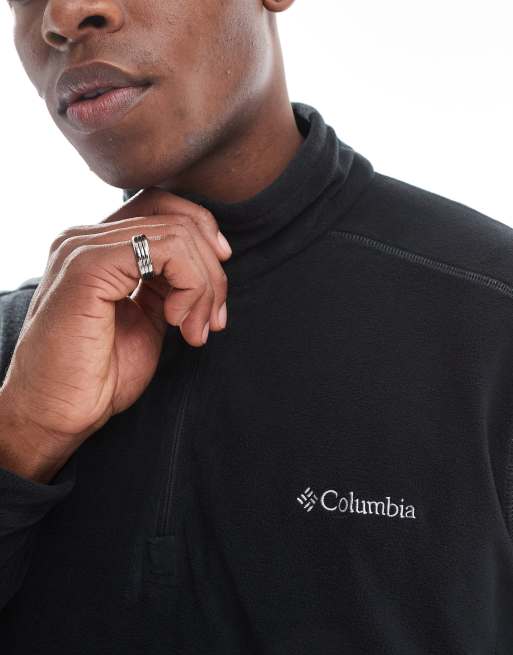 Columbia Klamath Range half zip fleece in black | ASOS
