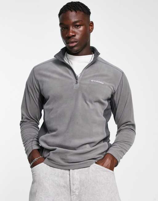 Columbia fleece hot sale jacket grey