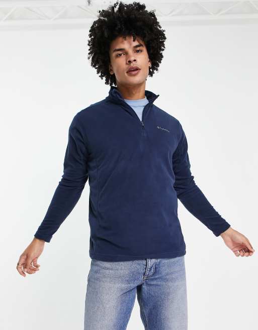 Columbia Klamath Range II 1/2 zip fleece in navy | ASOS