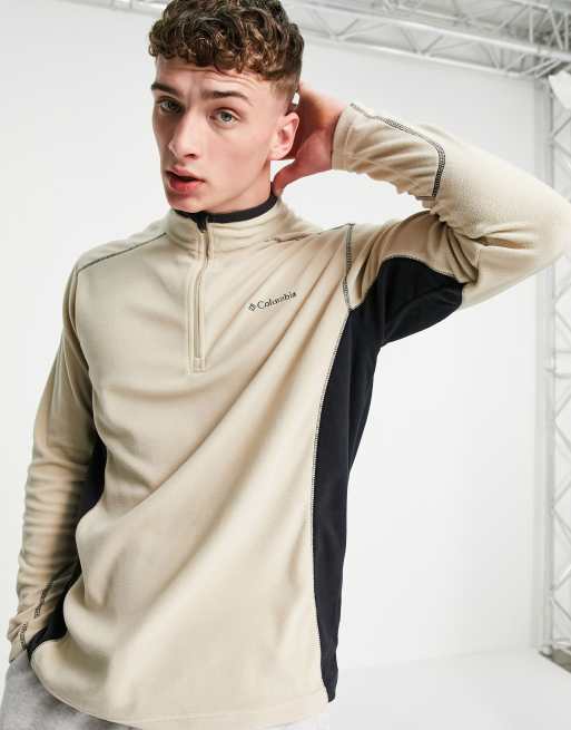 Columbia Klamath Range II 1 2 zip fleece in stone ASOS